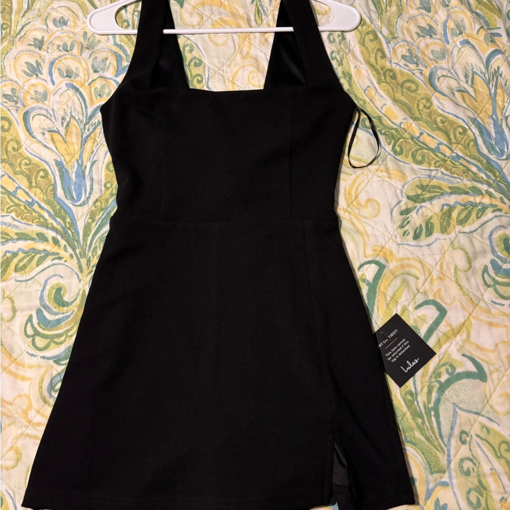 Lulu's Chic Black Mini Dress